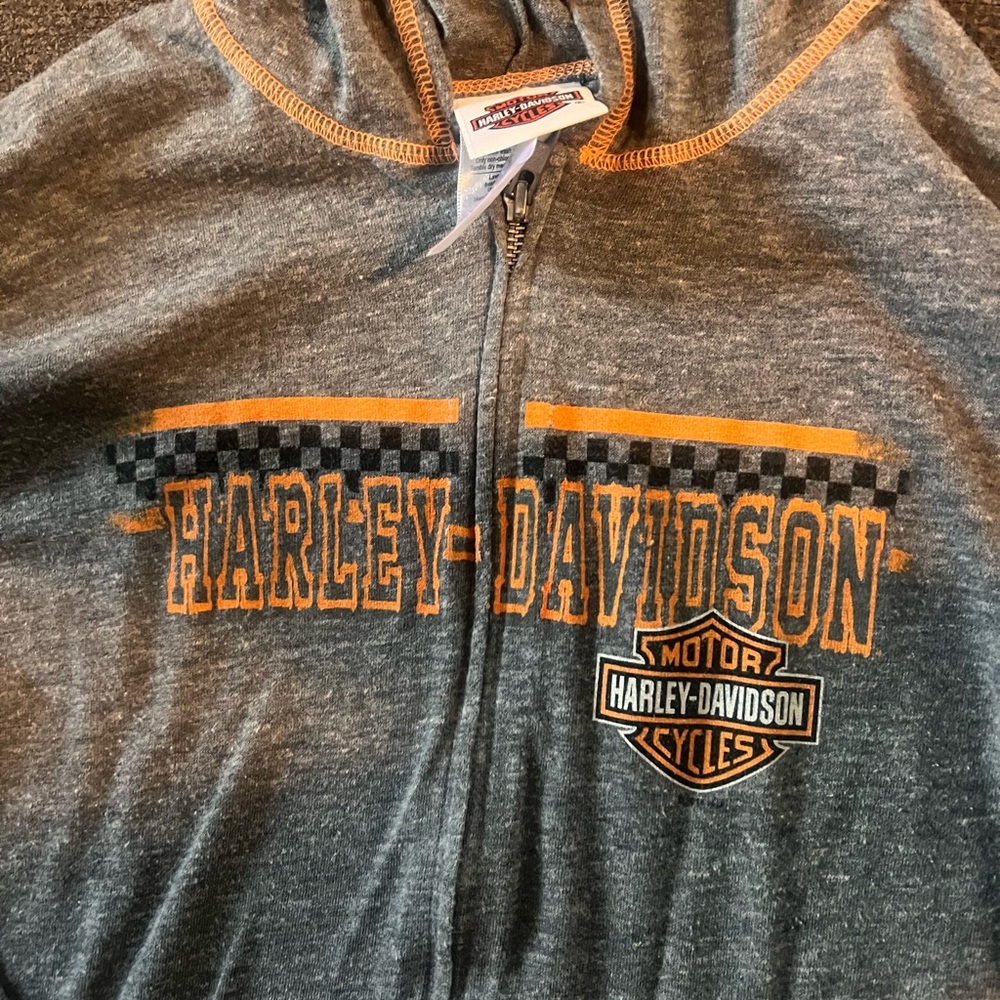 **SOLD🫶🏼** Harley long sleeve zipper hoodie